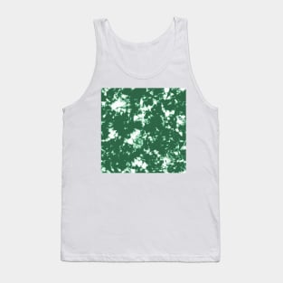 emerald green Storm - Tie Dye Shibori Texture Tank Top